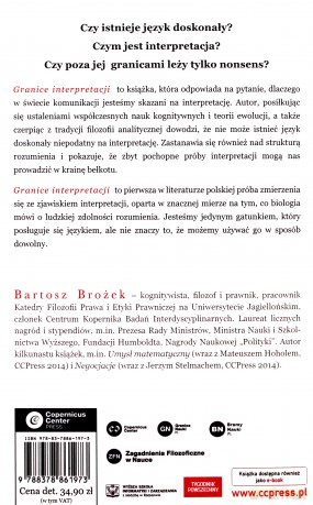 Granice interpretacji - Bartosz Brożek [KSIĄŻKA]