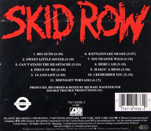 Skid Row: Skid Row [CD]