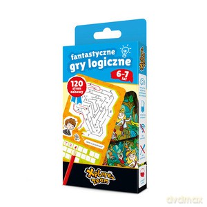 Xplore Team Fantastyczne gry logiczne dla dzieci w wieku 6-7 lat (twarda) [KSIĄŻKA]