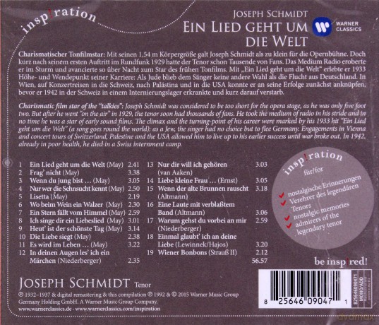 Joseph Schmidt: Ein Lied Geht Um Die Welt: Portrait Joseph Schmidt [CD]