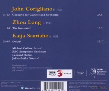 Slatkin/Bbcso/Collins/Saraste: Cori: Klarinettenkonzert [CD]