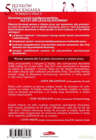 5 języków docenienia w miejscu pracy [KSIĄŻKA]
