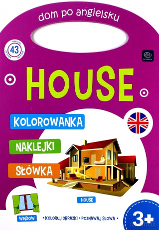 Angielski. Kolorowanka z naklejkami [KSIĄŻKA]