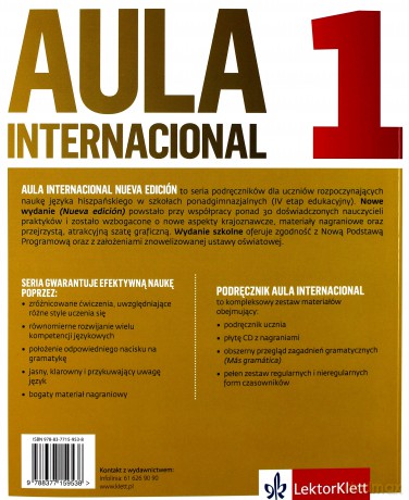 Aula Internacional 1 podręcznik [KSIĄŻKA]+[CD]