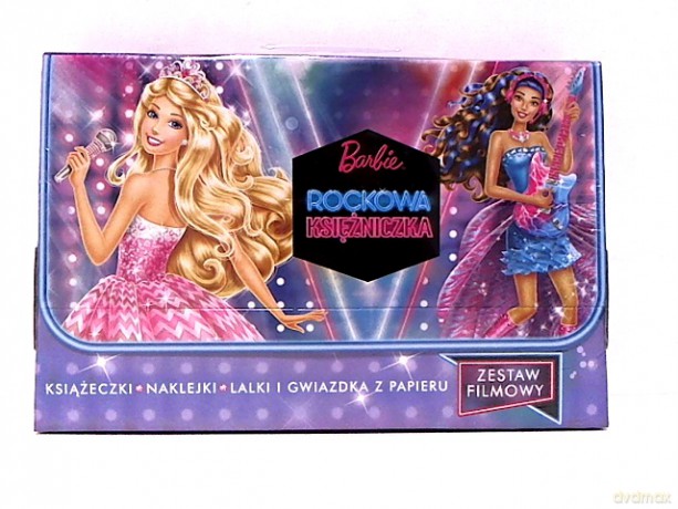 Barbie Rockowa Księżniczka. Zestaw filmowy [KSIĄŻKA]