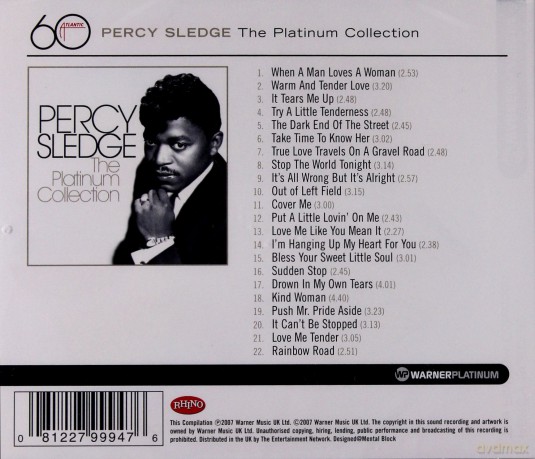 Percy Sledge: Platinum Collection [CD]