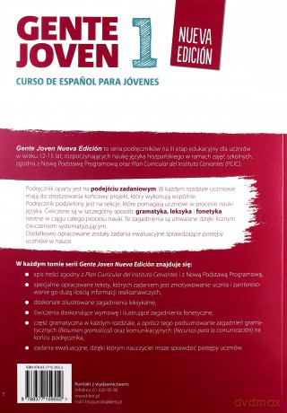 Gente Joven 1 Nueva Edición podręcznik [KSIĄŻKA]+[CD]