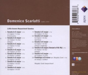 Mayako Sone: Scar: Harpsichord Sonatas [CD]
