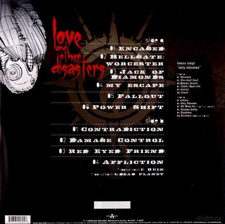 Sonic Syndicate: Love And Other Disasters [2xWinyl]