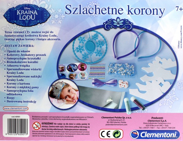 CLEMENTONI Kraina Lodu - Szlachetne korony