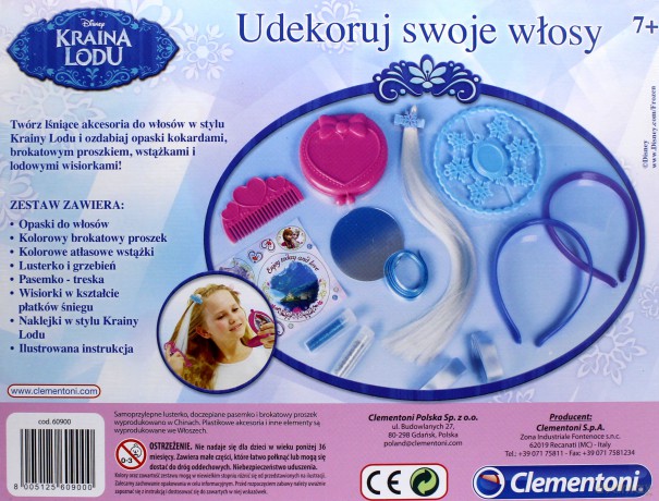 Kraina Lodu - Udekoruj swoje włosy