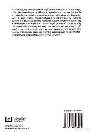 Literatura prze-pisana. Od Hamleta do slashu [KSIĄŻKA]