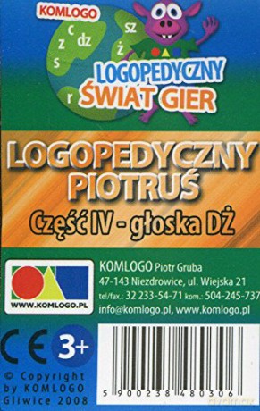 Logopedyczny Piotruś. Część IV - głoska DŻ [GRA]