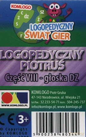 Logopedyczny Piotruś. Część VIII - głoska DZ [GRA]
