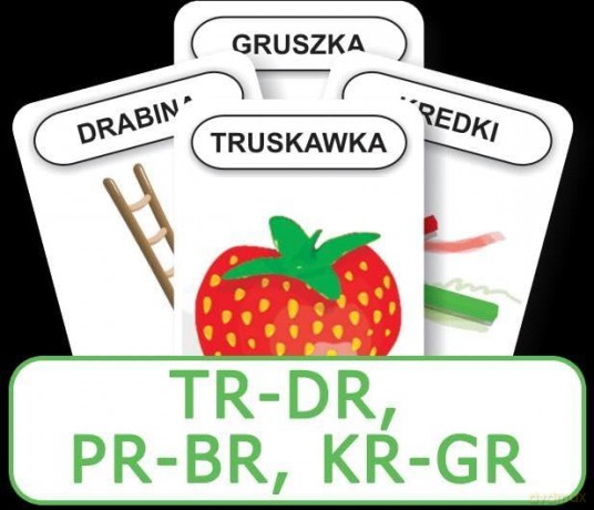 Logopedyczny Piotruś. Część XIV - TR-DR, PR-BR, KR [GRA]
