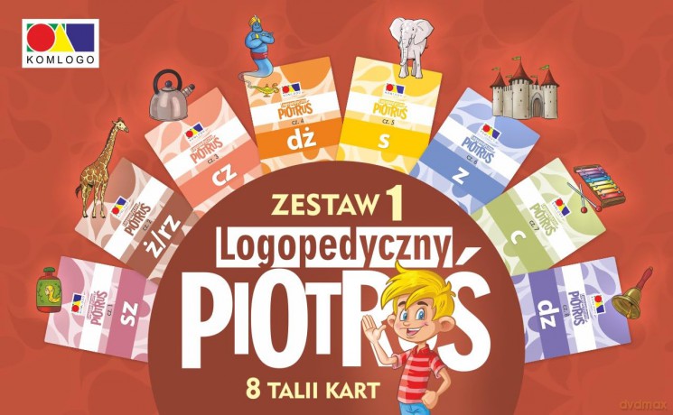 Logopedyczny Piotruś. Memory zestaw 1 [GRA]