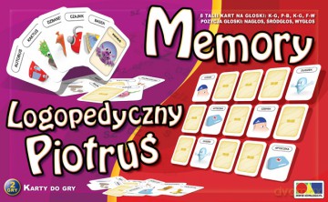 Logopedyczny Piotruś. Memory zestaw 3 [GRA]