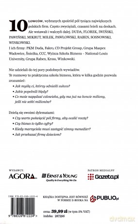 Łowcy milionów. Dekalog przedsiębiorcy [KSIĄŻKA]