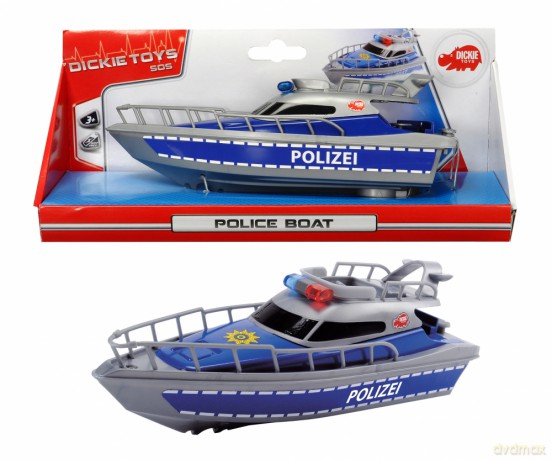 Łódź policyjna na baterie Police 23 cm
