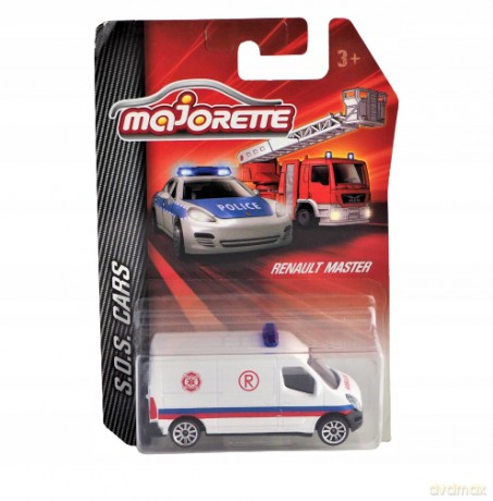 Majorette Samochody SOS, 6 rodzajów