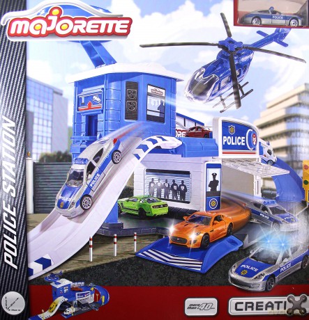 Majorette Stacja policyjna + 1 auto