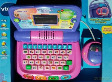 Mój pierwszy laptop fioletowy