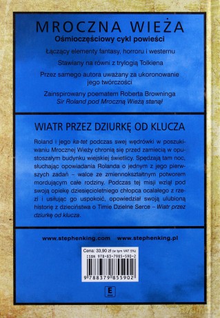 Mroczna Wieża. Wiatr przez dziurkę od klucza -Stephen King [KSIĄŻKA]