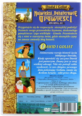 Najwięksi bohaterowie i opowieści Biblii - Dawid i Goliat [DVD]