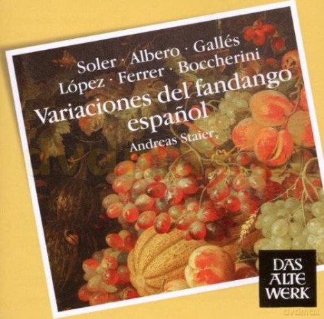 Andreas Staier: Variaciones Del Fandango Espan [CD]