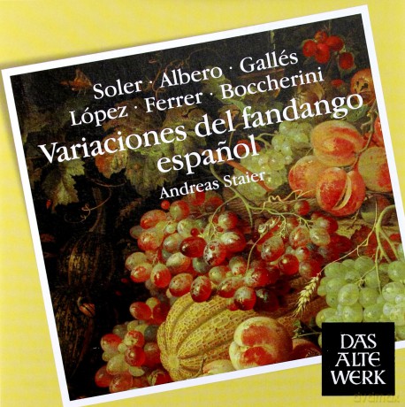 Andreas Staier: Variaciones Del Fandango Espan [CD]