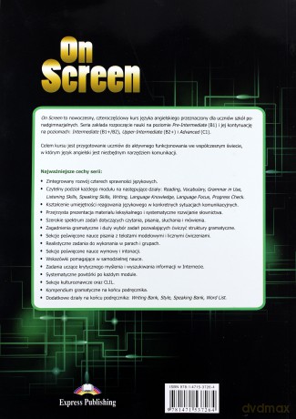On Screen Pre-Intermediate B1 podręcznik [KSIĄŻKA]
