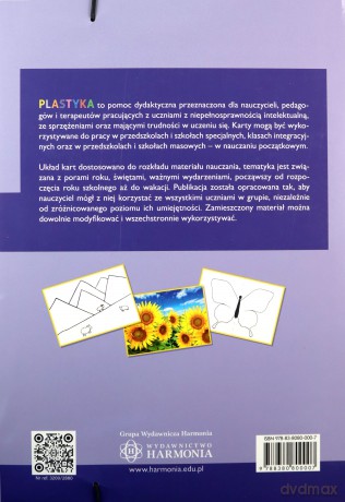 Plastyka. Obrazy konturowe dla uczniów z niepełnosprawnością intelektualną [KSIĄŻKA]