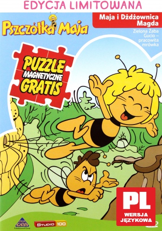 Pszczółka Maja. Maja i dżdżownica Magda [DVD]+[PUZZLE]