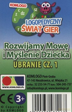 Rozwijamy mowę i myślenie - Ubranie cz. 1 [GRA]