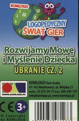 Rozwijamy mowę i myślenie - Ubranie cz. 2 [GRA]