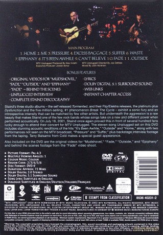 Staind: MTV Unplugged [DVD]
