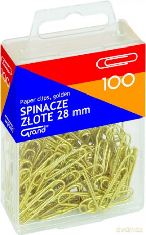 Spinacze złote R-28 (100 szt.)
