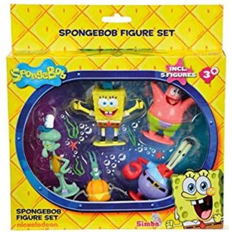 Sponge Bob zestaw 5-ciu figurek