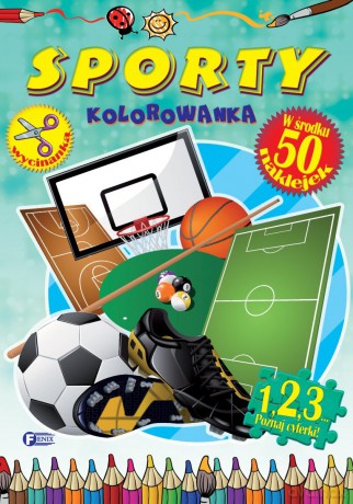 Sporty. Kolorowanka [KSIĄŻKA]
