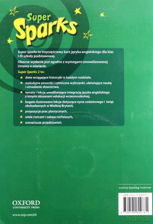Super Sparks 2 podręcznik [KSIĄŻKA]+[CD]