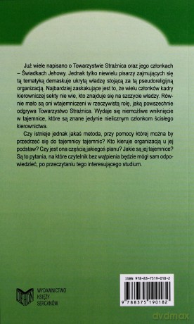 Świadkowie Jehowy wobec polityki USA syjonizmu [KSIĄŻKA]