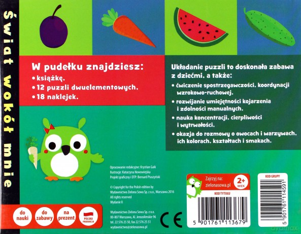 Świat wokół mnie. Owoce i warzywa [KSIĄŻKA]