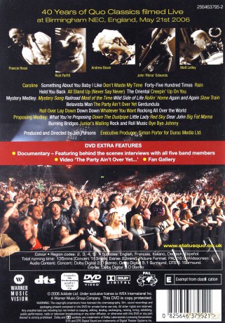 Status Quo: Just Doin' It! Live [DVD]