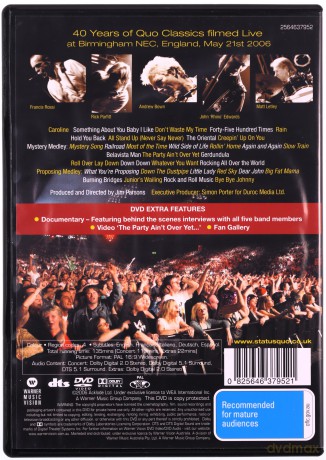 Status Quo: Just Doin' It! Live [DVD]