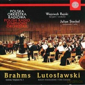 Julian Steckel: Brahms,Lutosławski [CD]
