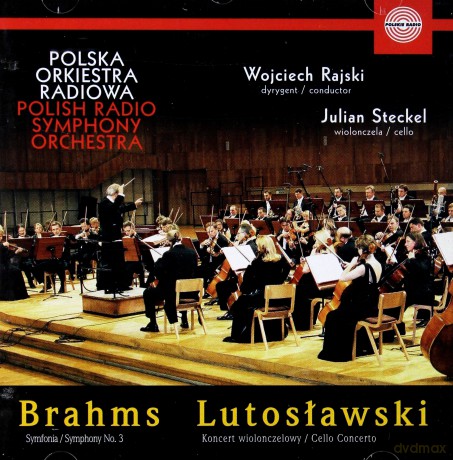 Julian Steckel: Brahms,Lutosławski [CD]