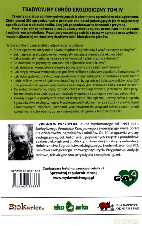 Tradycyjny ogród ekologiczny 4 250 eko porad na dobry kompost, roślinne gnojówki, przywabianie owadów [KSIĄŻKA]