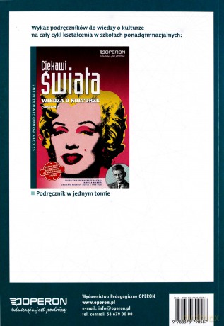Wiedza o kulturze Ciekawi świata LO kl.1-3 podręcznik - Alicja Kisielewska [KSIĄŻKA]