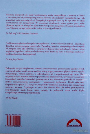 Podręcznik do nauki współczesnego języka mongolskiego [KSIĄŻKA]