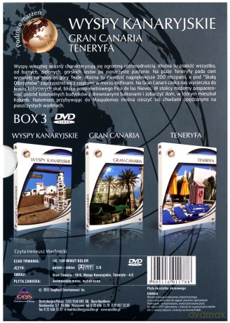 Podróże marzeń. Wyspy Kanaryjskie [3DVD]